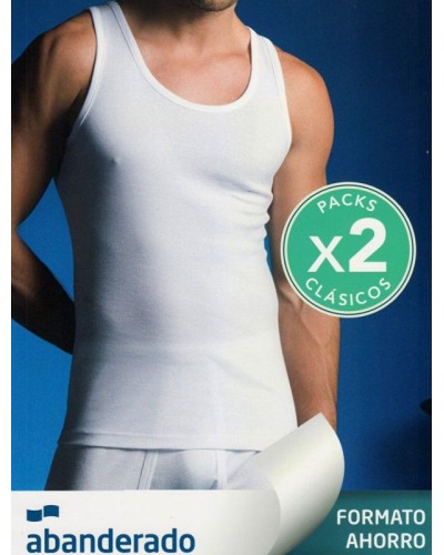 Lot de 2 débardeurs homme abanderado