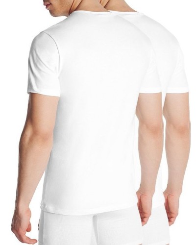 Lot de 2 T-shirts col rond en coton Abanderado