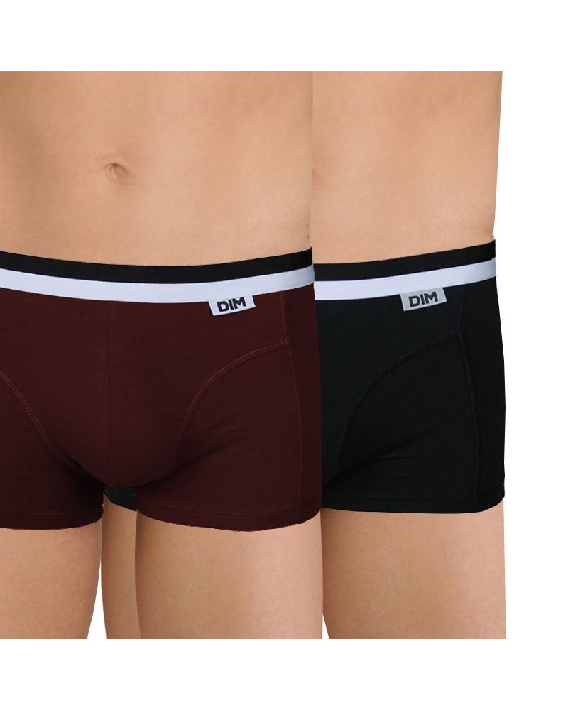 Bóxers coton élastique Unno DIM x2