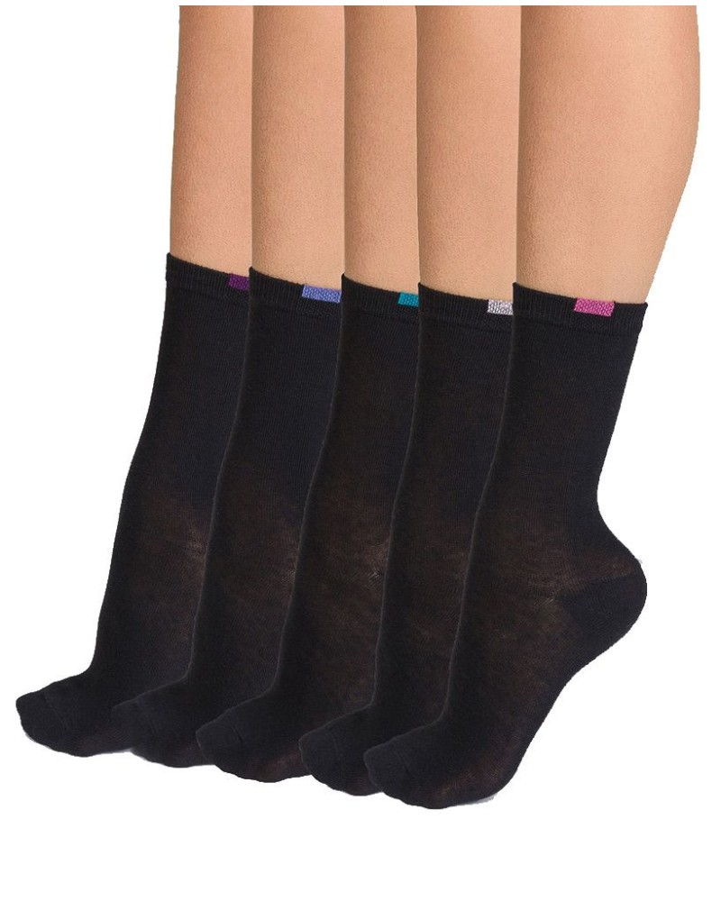 Calcetines mujer básicos Dim x5