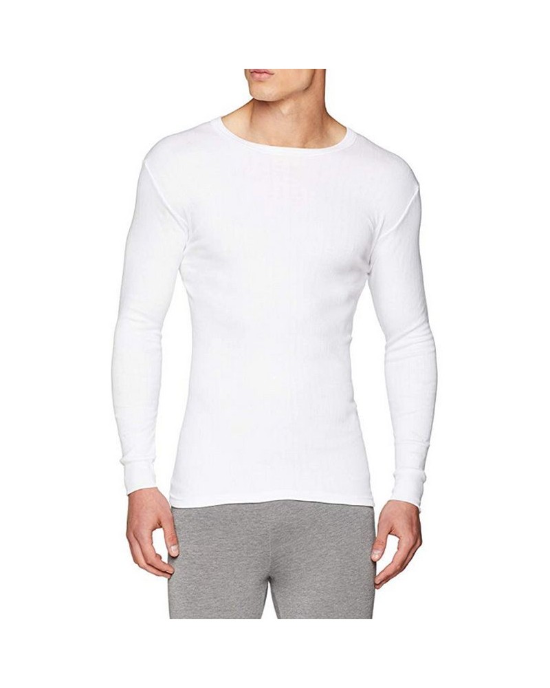 T-shirt Thermique En Coton à Col Rond Homme