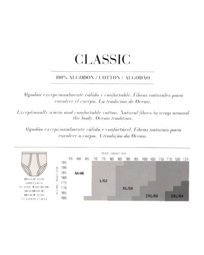 Lot x2 Braslip ouverts taille haute Ocean