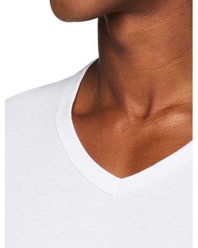 T-shirt en coton   Manche courte   Pico Cou Homme