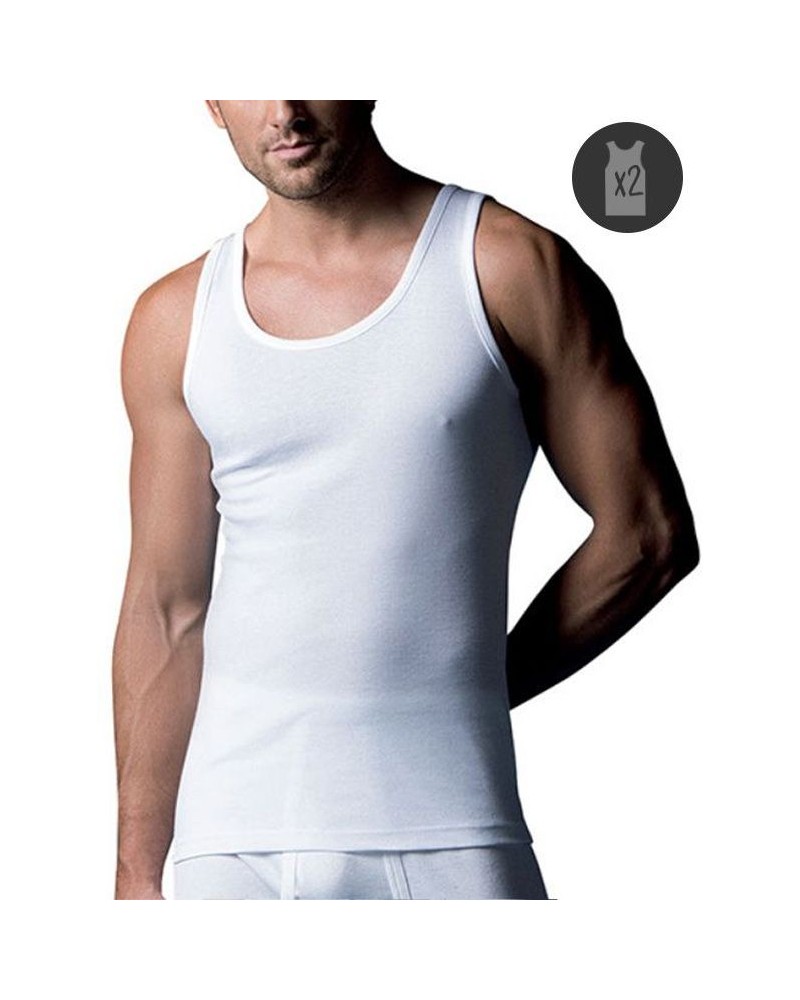 Lot de 2 débardeurs homme abanderado