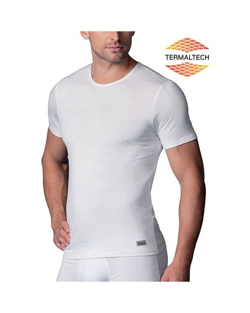 Tee-shirt thermique homme manches courtes