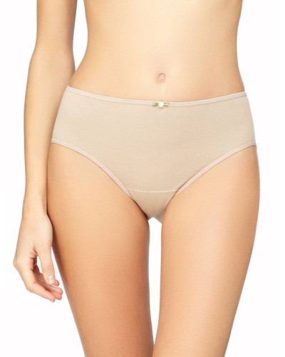 Culotte midi en coton Avet Rose