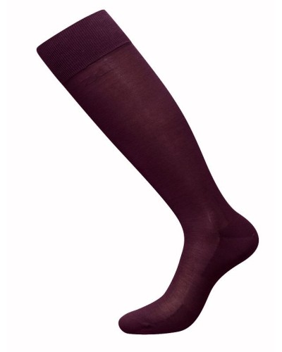 Chaussettes hautes en fil écossais ZD