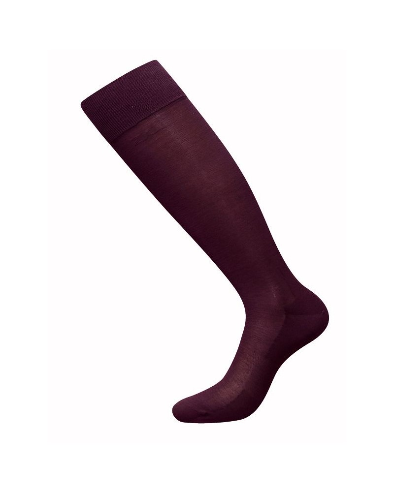 Chaussettes hautes en fil écossais ZD
