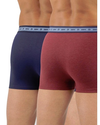 Pack 2 boxeurs coton stretch bio Green by Dim