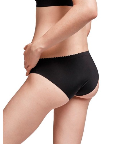 Slip midi invisible en tissu microfibre