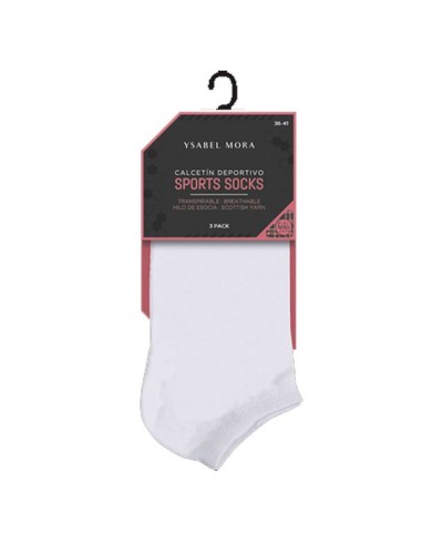 LOT DE 3 CHAUSSETTES INVISIBLES RESPIRANTES