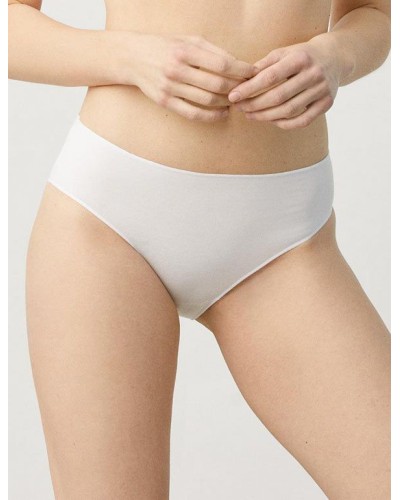 Culotte midi en tissu Cotton Nature YSABEL MORA