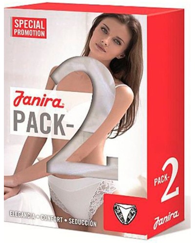 Pack de 2 culottes 1031397 Milano Esencial -  Janira