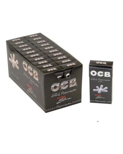 OCB stick premium, filtres extra fins 5,7 mm, 20 packs X 120, blanc