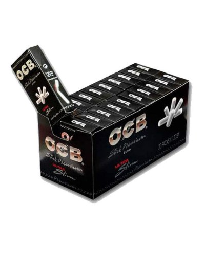 OCB stick premium, filtres extra fins 5,7 mm, 20 packs X 120, blanc