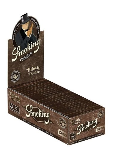 Smoking - Papier à fumer double court, 25 carnets