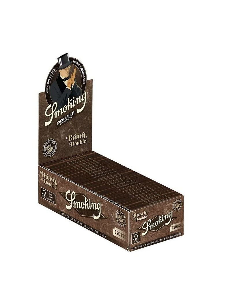 Smoking - Papier à fumer double court, 25 carnets