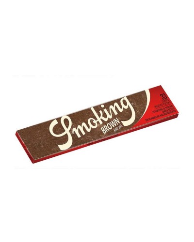 SMOKING Pack 50 Livrets de 33 feuilles king size (1650 feuilles), marron