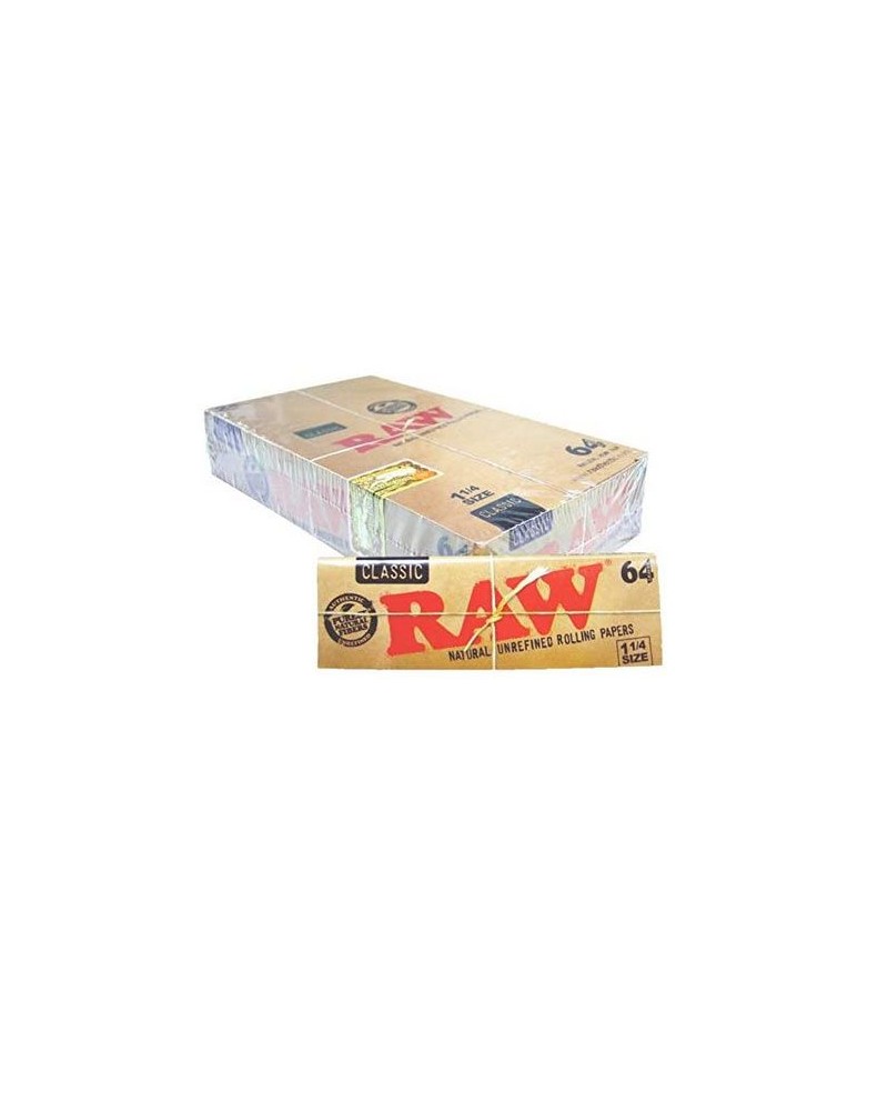 Classic RAW Paper Box 1/4 64 papiers - Papier à fumer RAW 24 carnets