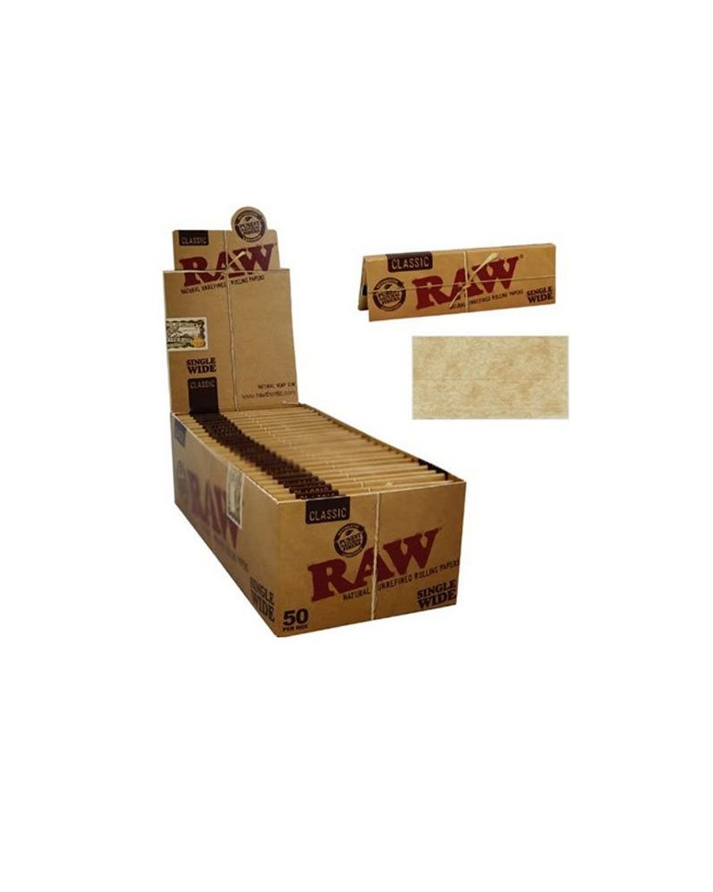 RAW papier court 70mm 50 cahiers naturel