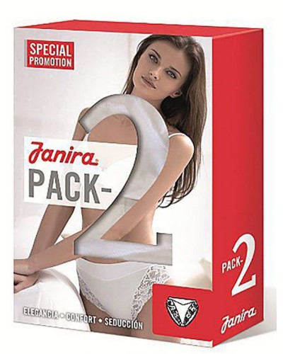 Pack de 2 culottes de la série Essencial de Janira