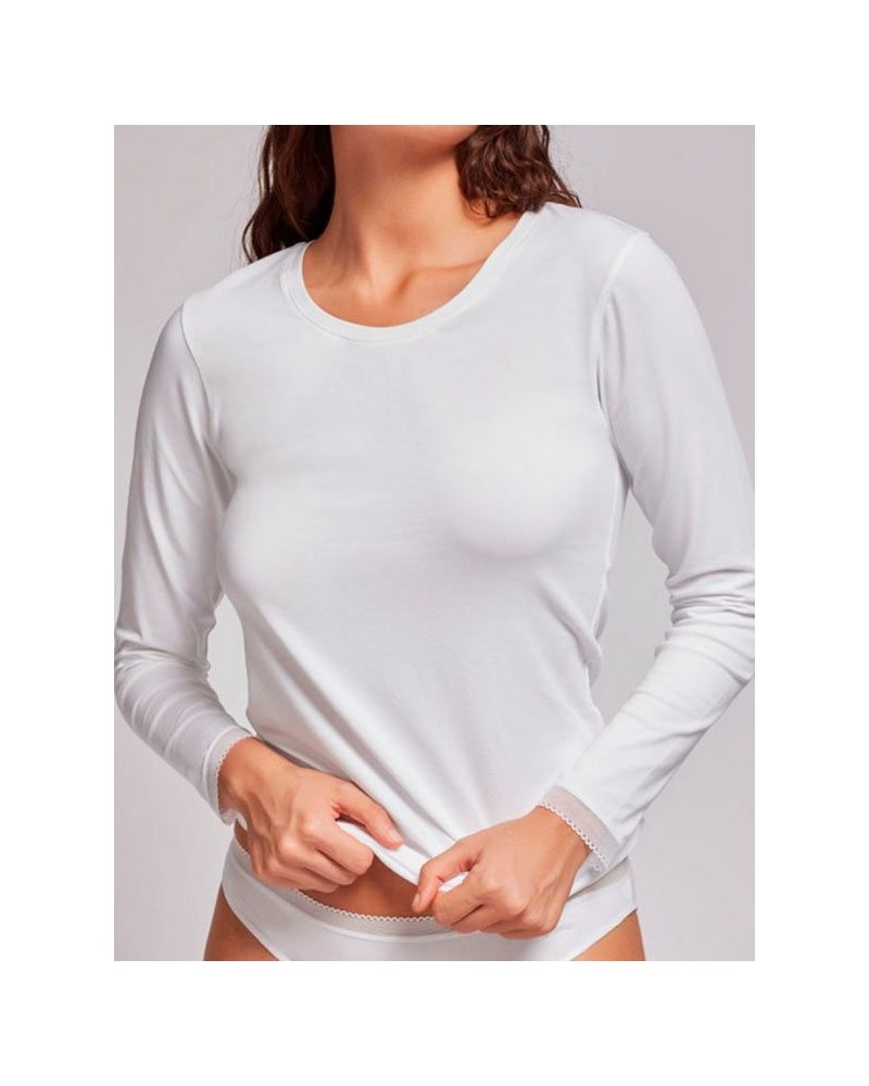 T-shirt intérieur Eko Modal Lenzing de Gisela pour femme