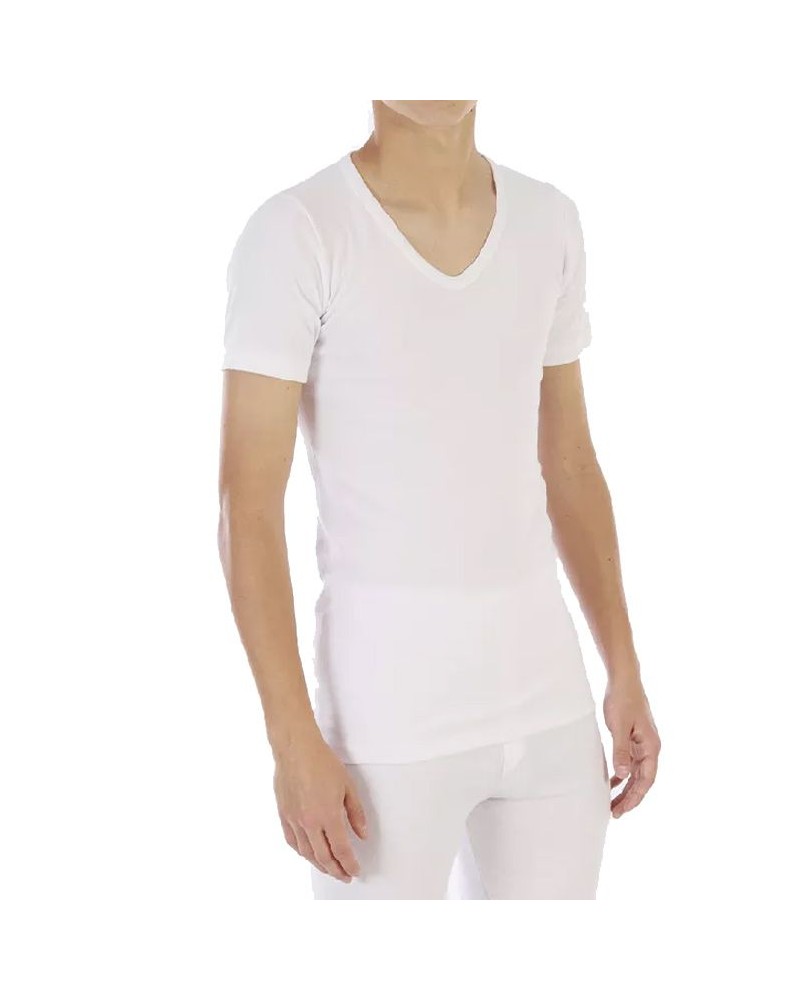 Lot x3 Tee-shirts Homme M/C Pelucheux "V"