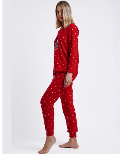 Pyjama Disney Rouge pour Femme