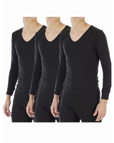 Tee-shirts Homme M/L Pelucheux "V" x3