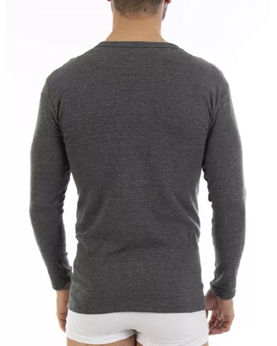 T-shirt Homme à Manches Longues en Couleur de Lacotex