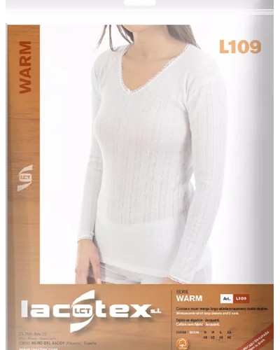 Lot x3 T-shirts à manches longues col en V