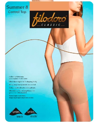 Collants femme Filodoro C115003FC Haut de contrôle été 8