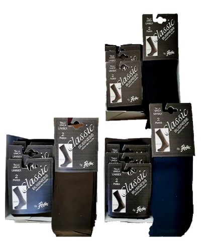 Calcetines Altos Unisex Rodfer (Pack 2) – Poliamida 40 DEN | Talla 40–45