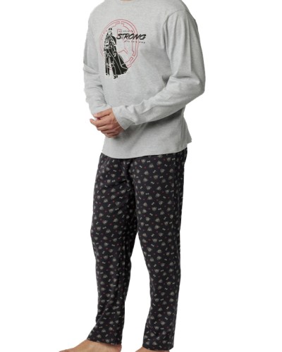 Pyjama Homme Star Wars Darth Vader Hiver Coton - Aznar Innova