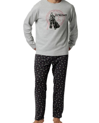 Pyjama Homme Star Wars Darth Vader Hiver Coton - Aznar Innova