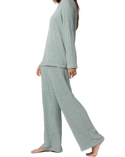 Pyjama Femme Tracksuit Aqua & Olive | ADMAS