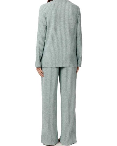Pyjama Femme Tracksuit Aqua & Olive | ADMAS