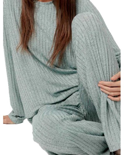 Pyjama Femme Tracksuit Aqua & Olive | ADMAS