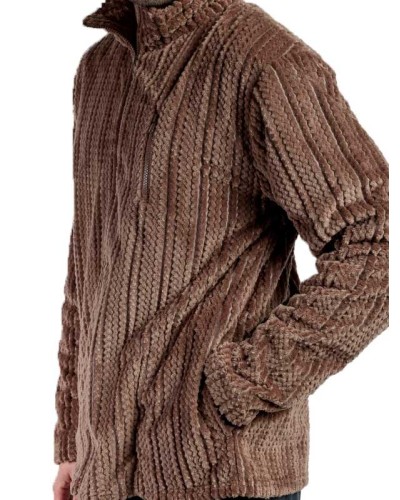 Robe de Chambre Homme Polaire Cinnamon Camel ou Bleu Marine | Admas