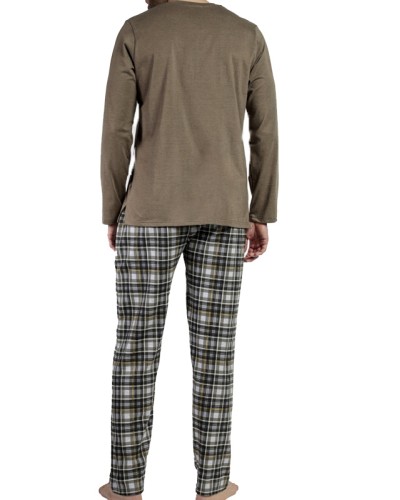 Pyjama Homme Manches Longues "Never Give Up" by ADMAS