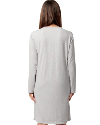 Chemise de Nuit Femme Gris Sleep Is My Superpower - Admas