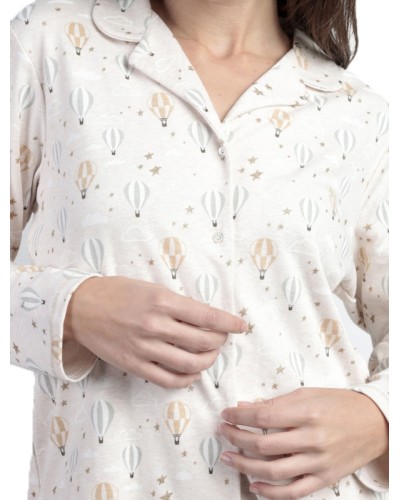 Pyjama Chemise Femme Enjoy Every Moment - Admas