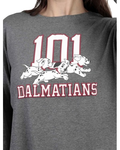 Pyjama Femme Disney 101 Dalmatiens Varsity Gris Foncé - Aznar Innova