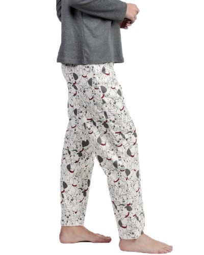 Pyjama Femme Disney 101 Dalmatiens Varsity Gris Foncé - Aznar Innova