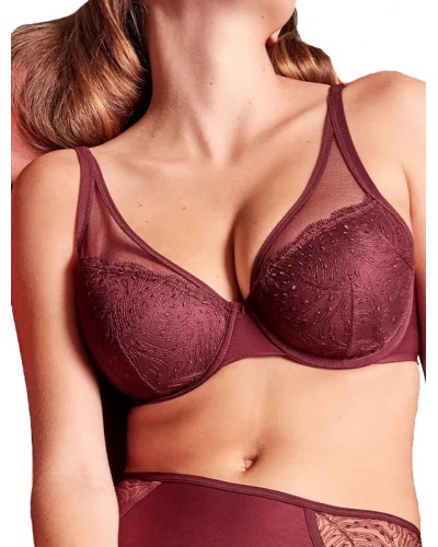 Soutien-gorge à armatures en dentelle brodée pour femme - Gisela