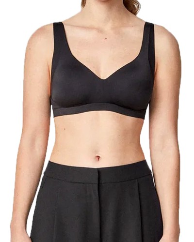 Soutien-gorge sans armatures noir multipositions - Gisela