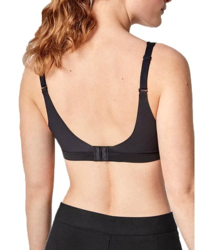 Soutien-gorge sans armatures noir multipositions - Gisela