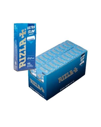 Lot de 20 boîtes de 120 filtres ultra-fins - Rizla