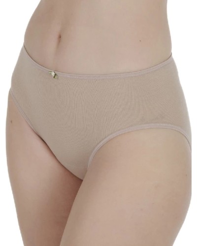 Culotte midi en coton Avet Rose