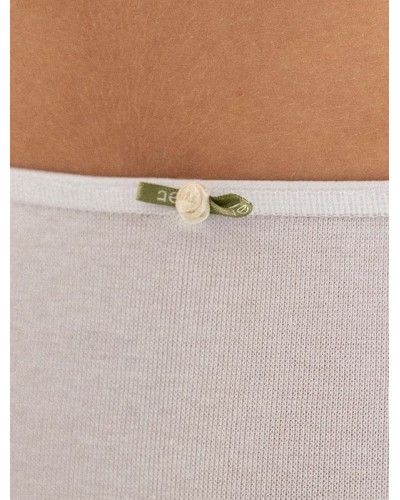 Culotte midi en coton Avet Rose